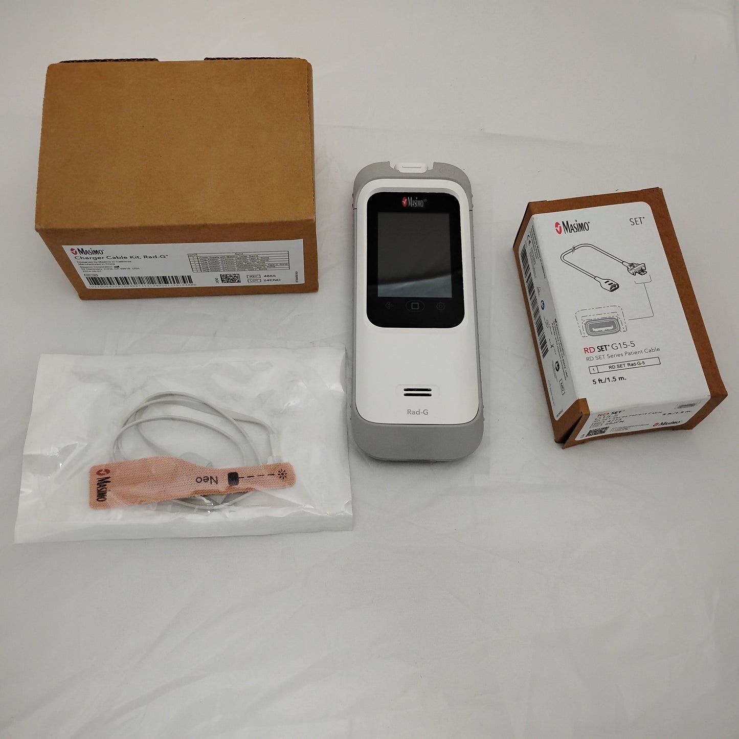 Masimo Rad G Handheld Pulse Oximeter - Rechargeable SpO₂ Monitor (Patient Ready)
