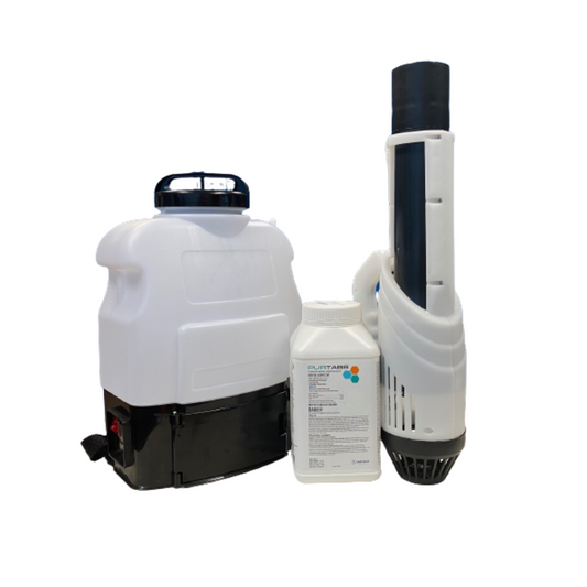 Pulmonair White Backpack Sprayer