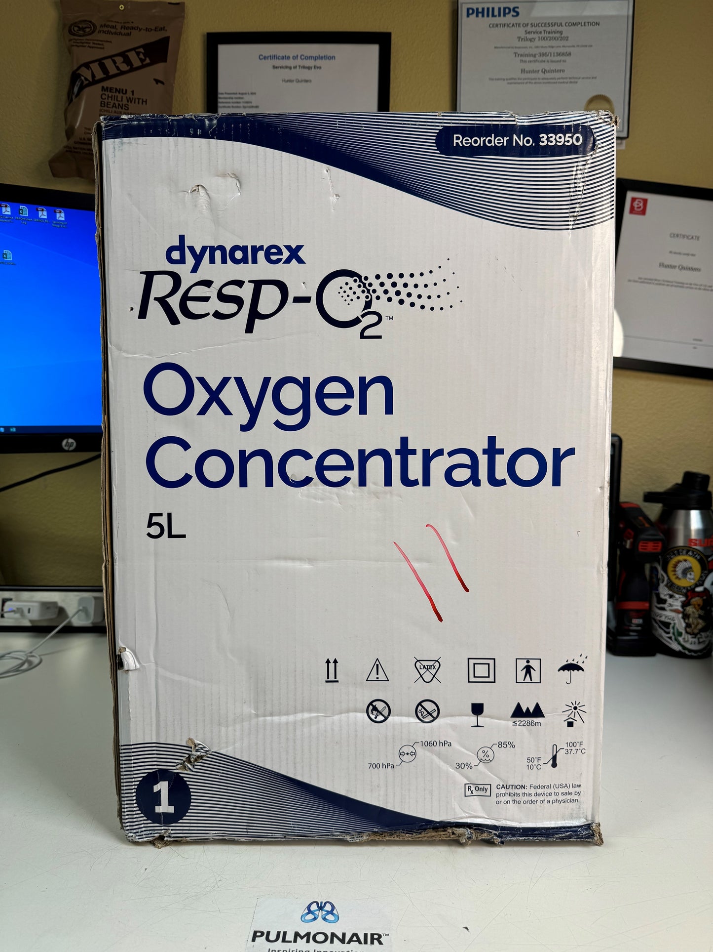 Dynarex Resp-O2 Oxygen Concentrator  (New in box)