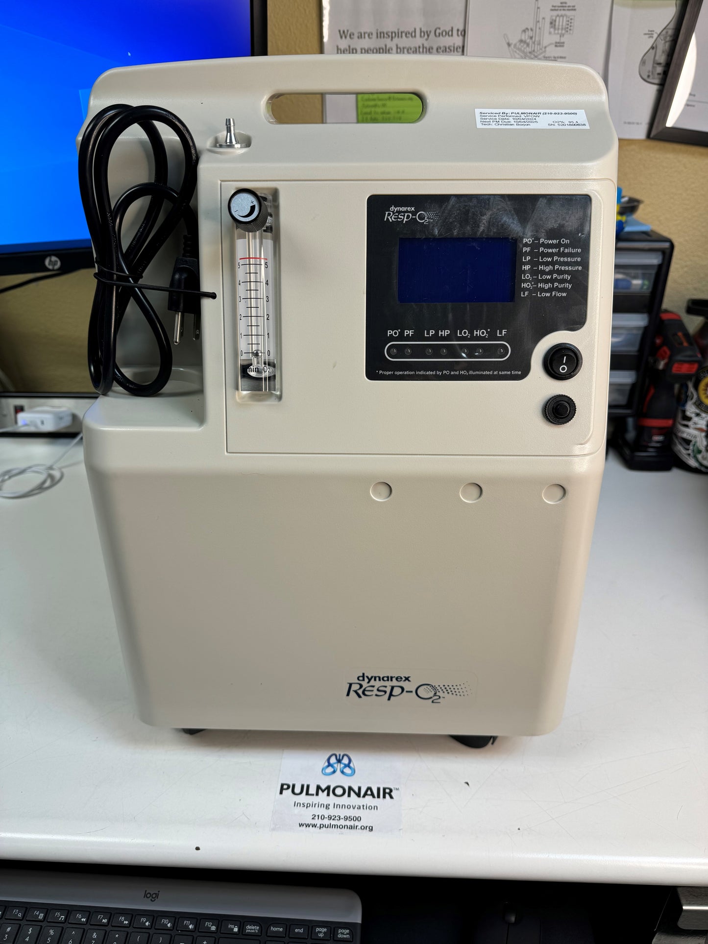 Dynarex Resp-O2 Oxygen Concentrator  (New in box)