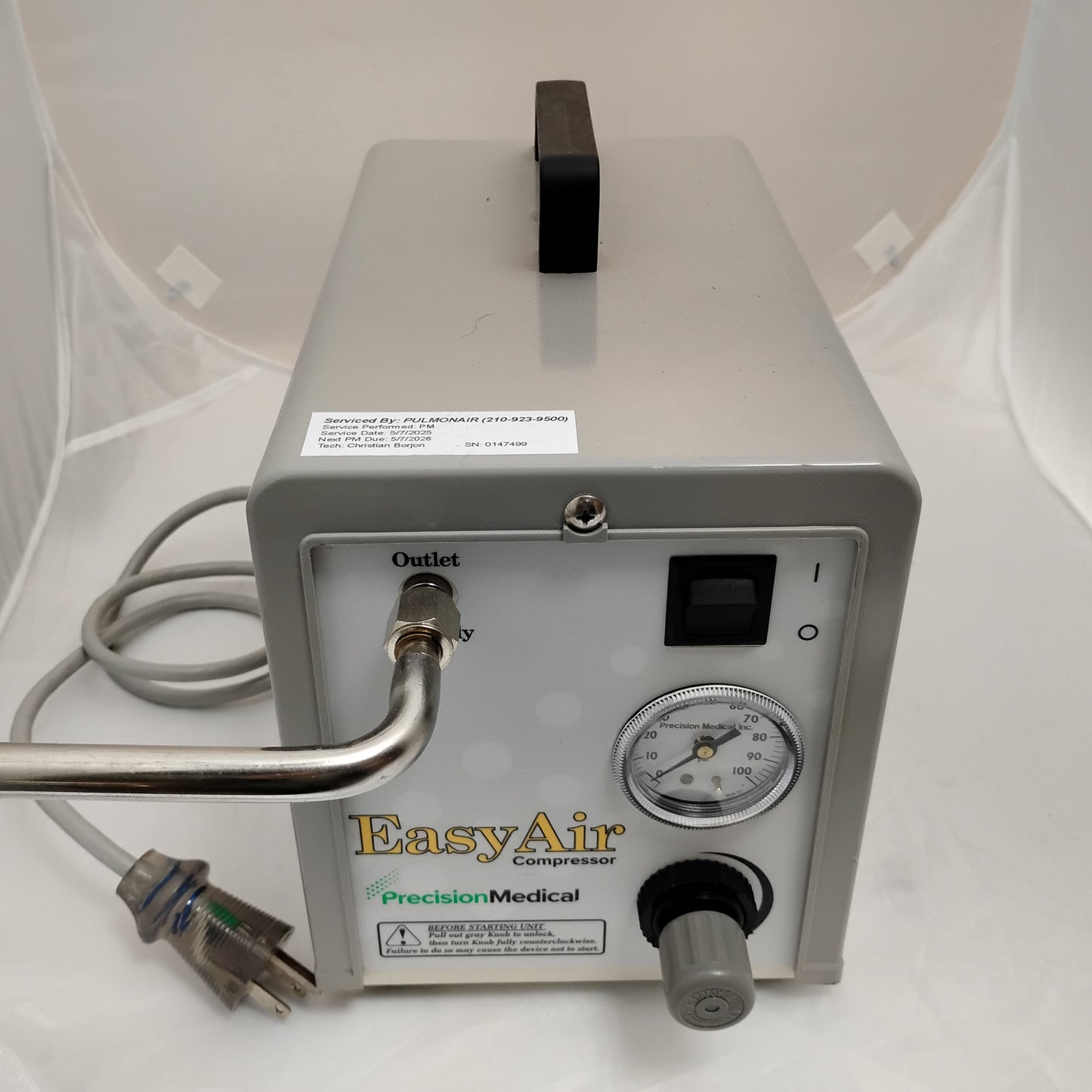 Precision Medical EasyAir compressor