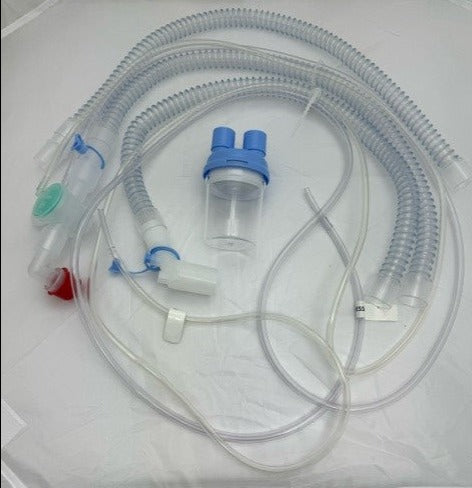 Breathing Circuits (Pediatrics) 180 CM ped 15mm SB, IPPB with Port, elbow 15cm 22mm Ext tubing 80cm, 3 clips